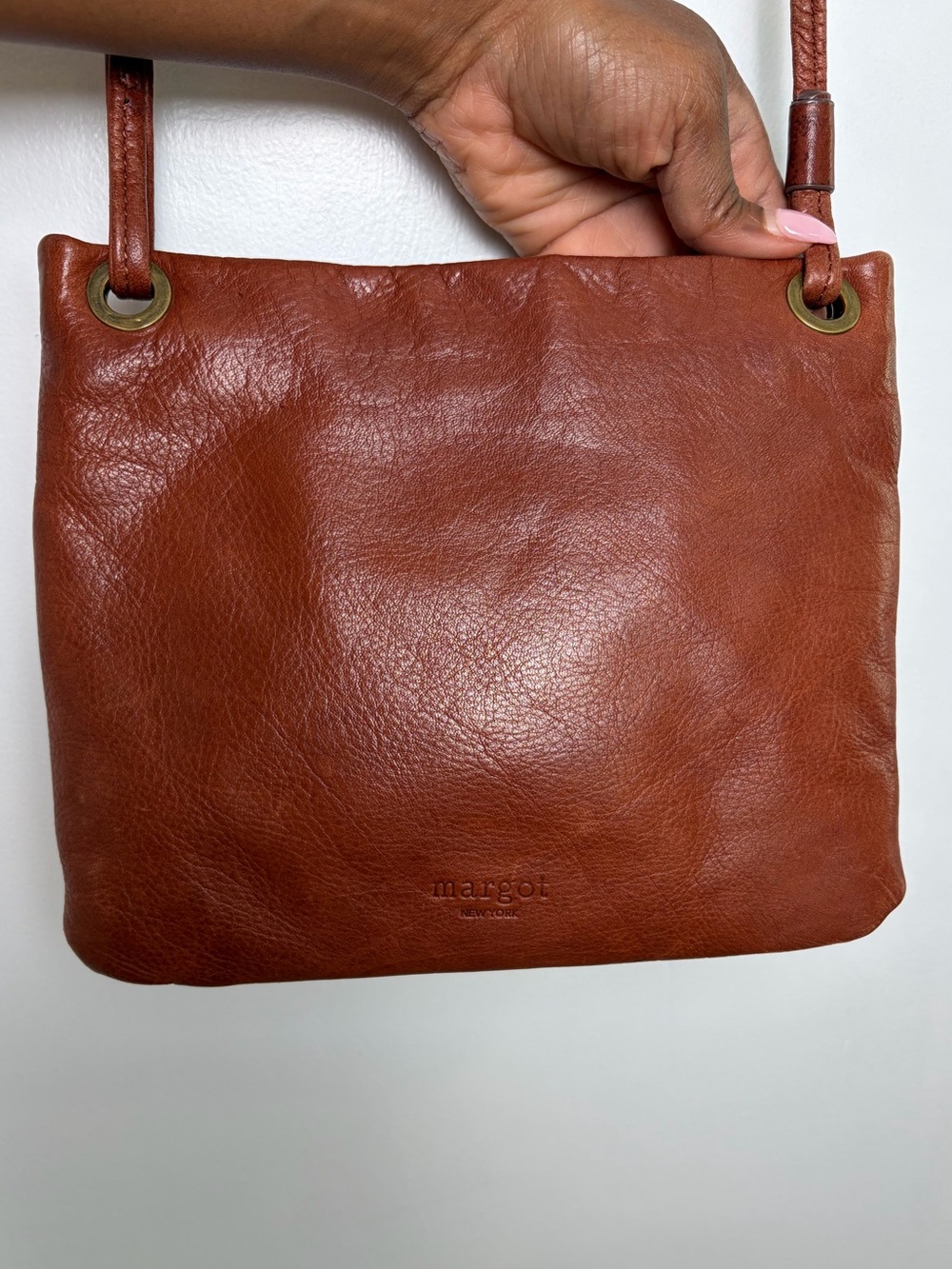 Margot New York leather crossbody bag